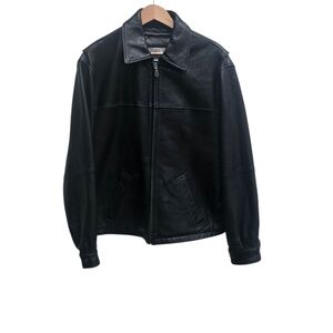 Men's Black Leather Jacket